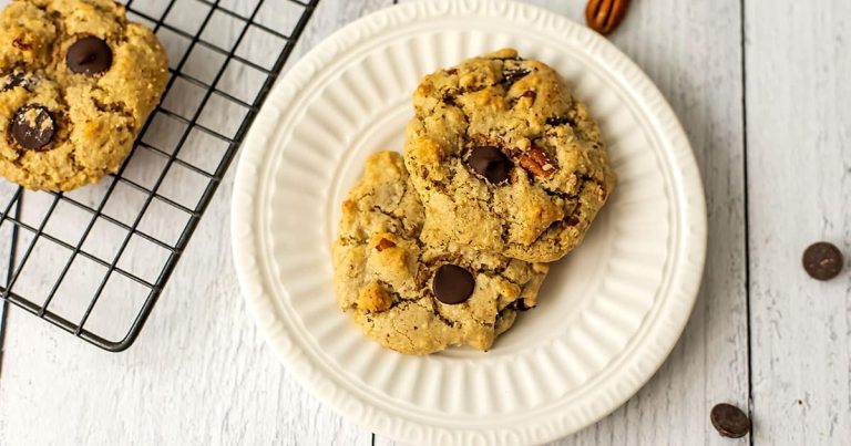 Pecan Chocolate Chip Cookies - Bites of Wellness