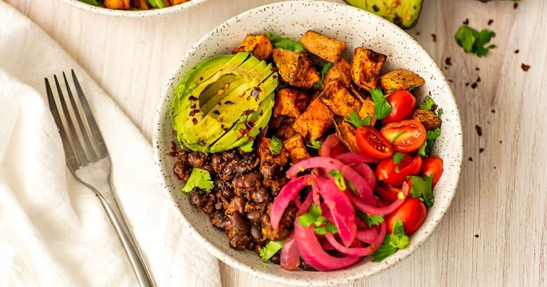 Easy Sweet Potato Black Bean Bowls