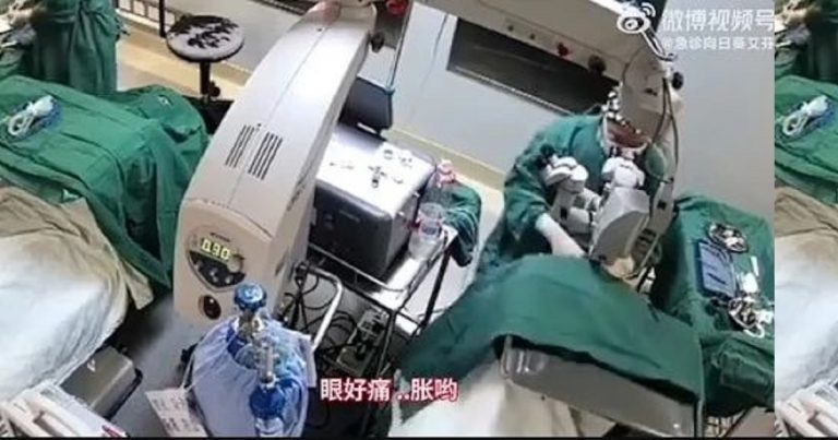 Shocking Video Showing A Doctor Punching 82-Year-Old Patient During Eye Surgery Goes Viral (WATCH)