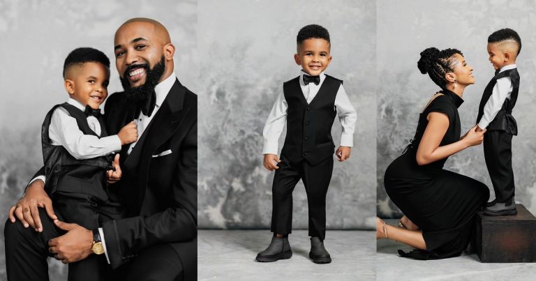 "I married the love of my life, and God gave us the love of our lives" – Adesua and Banky W celebrate as their son Hazaiah turns 3 today