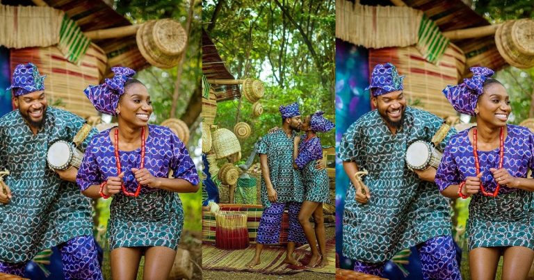 Kunle Remi shares loved-up pre-wedding pictures of him and his partner, Tiwi