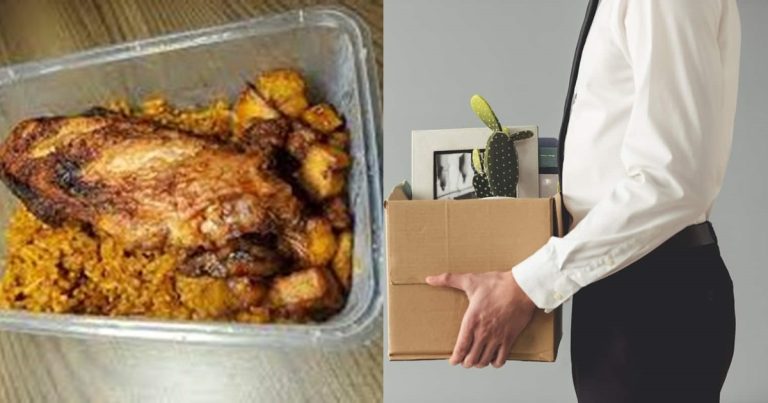 Man loses his job after he refused to let his manager eat his food