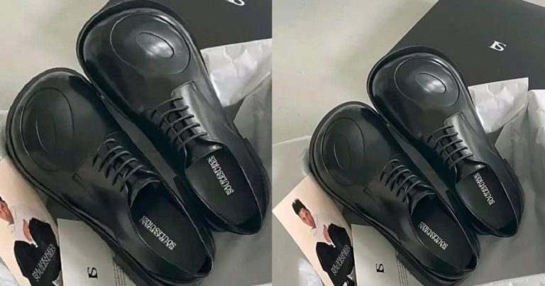 "My son is very ungrateful" – Father rants as his son refuses to wear the school shoes he bought for him