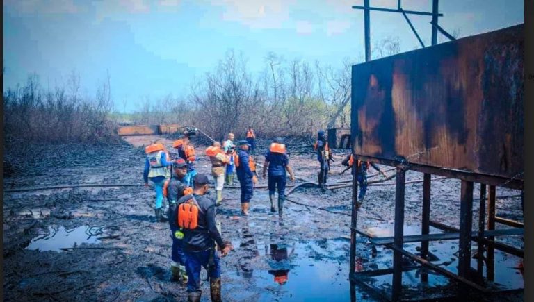 NSCDC destroys four Rivers illegal refineries