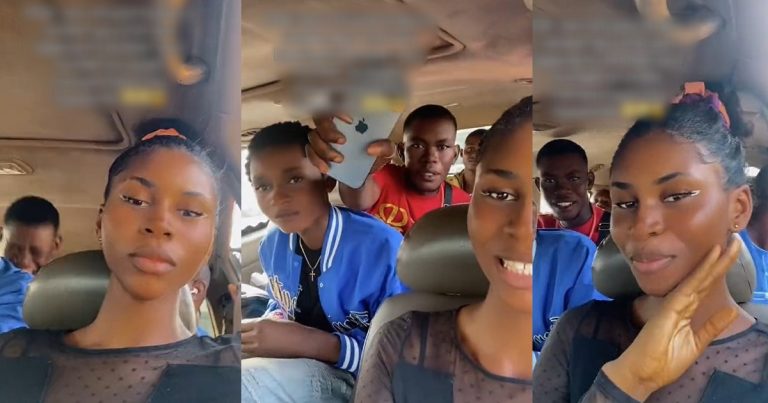 "Omo you calm o" – reaction as man calls lady degrading names in pubic transport because she refused to give him her number (VIDEO)