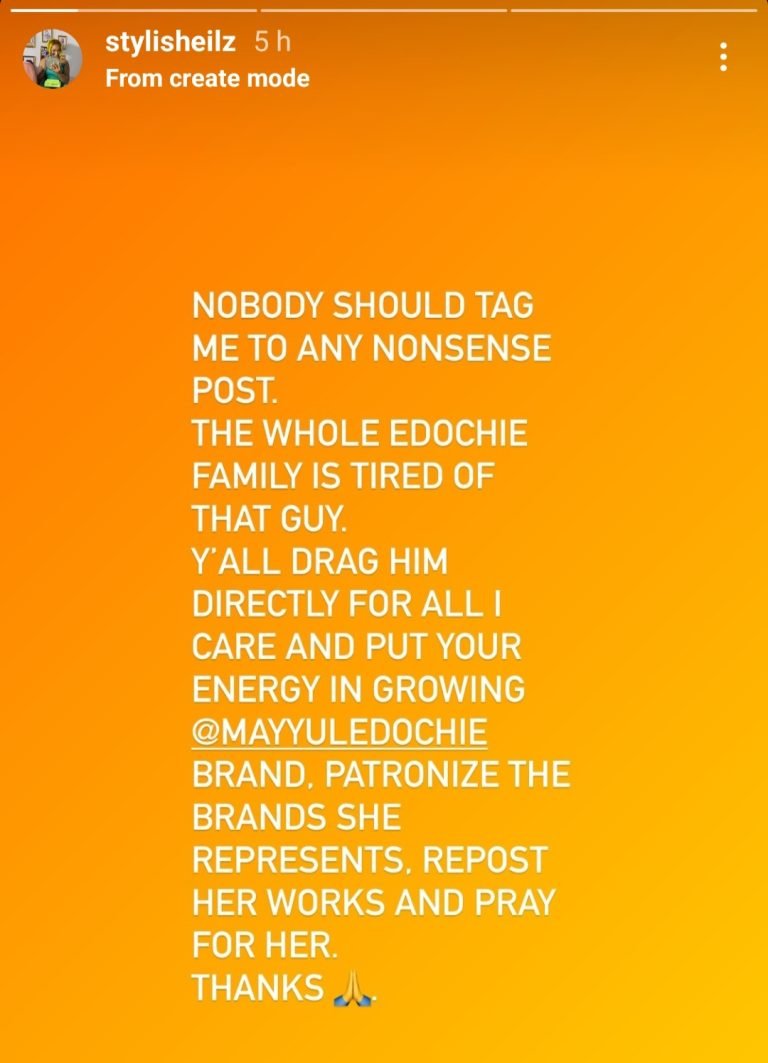 “The entire Edochie household is uninterested in him” Yul Edochie’s cousin, Sheila Edochie says as she requires assist for Might Edochie