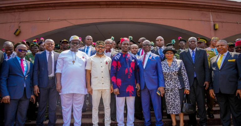 Soludo leads thanksgiving mass to commemorate Armed Forces Day