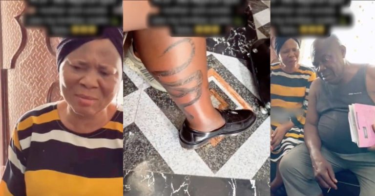 "They have initiated this boy, he needs deliverance" – Lady shares her parent's reaction to the snake tattoo on her brother's leg (VIDEO)