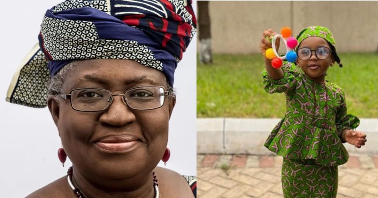 "What a fun thing to see!" – Ngozi Okonjo-Iweala celebrates 3 year old girl who dressed like her to school