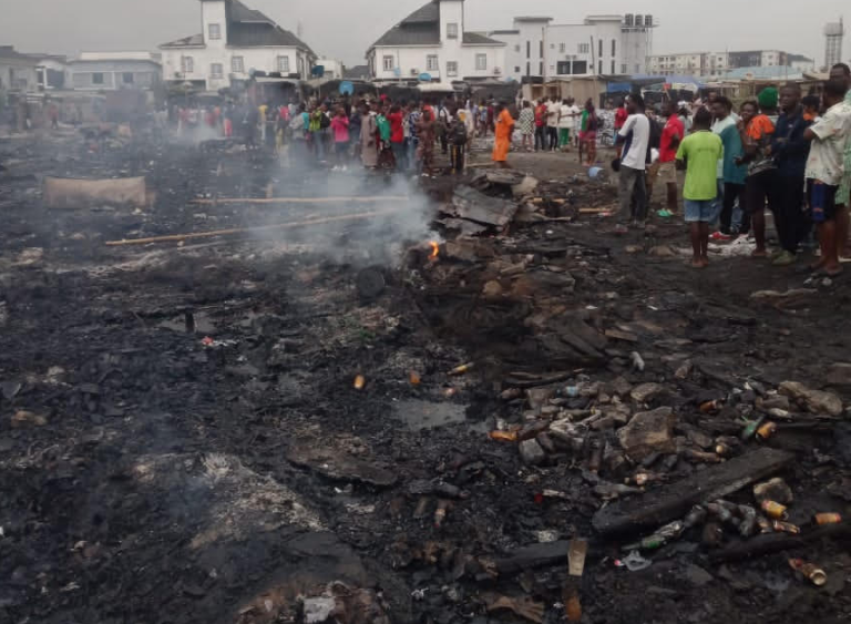 Camp gas triggered Lekki makeshift structures' fire'