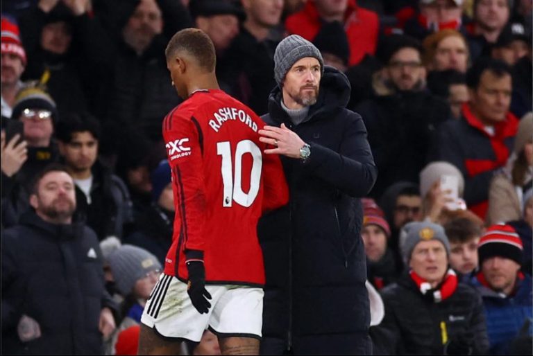 EPL: Rashford, Ten 'barely speaking with each other'