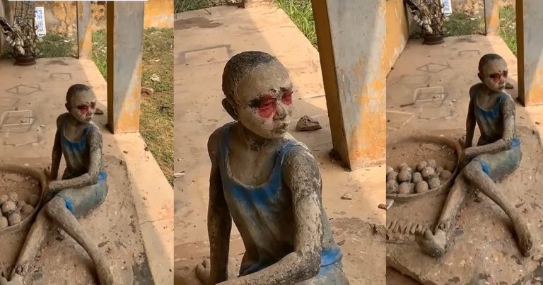 "I was waiting for it to turn its head" - Reaction as student showcases a scary artwork in his school (VIDEO)