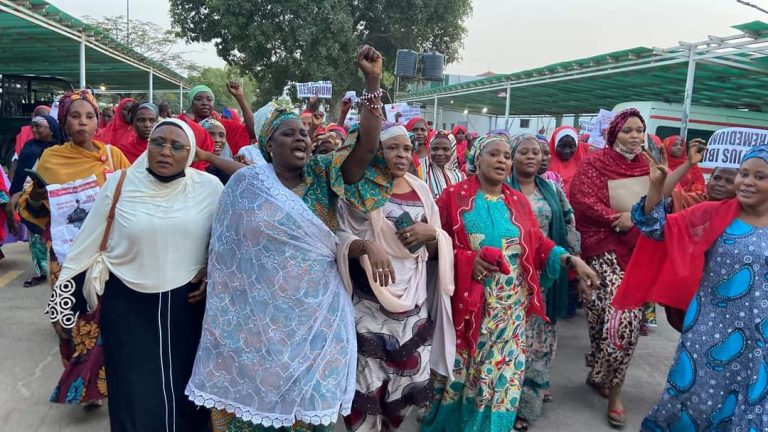 The Kano protesting women