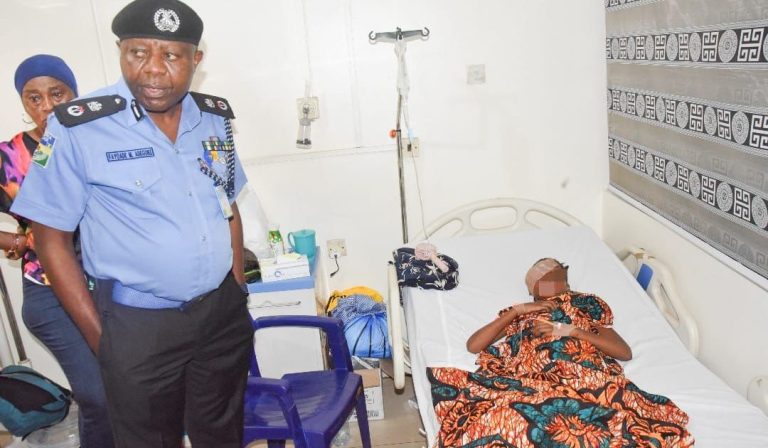 Lagos CP visits teenager hit by teargas canister, orders probe