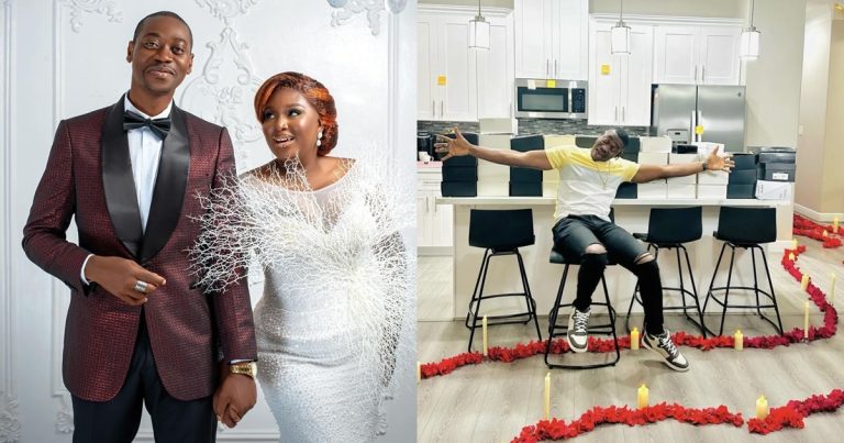 Lateef Adedimeji surprised by his wife with 40 gifts on his 40th birthday