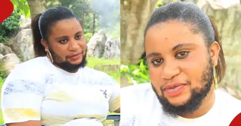 Tanzanian woman with full beards