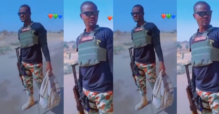 "N50,000 is my salary" – Nigerian Army Allegedly Detains Soldier Featured In A Viral Video About Low Salary (WATCH)