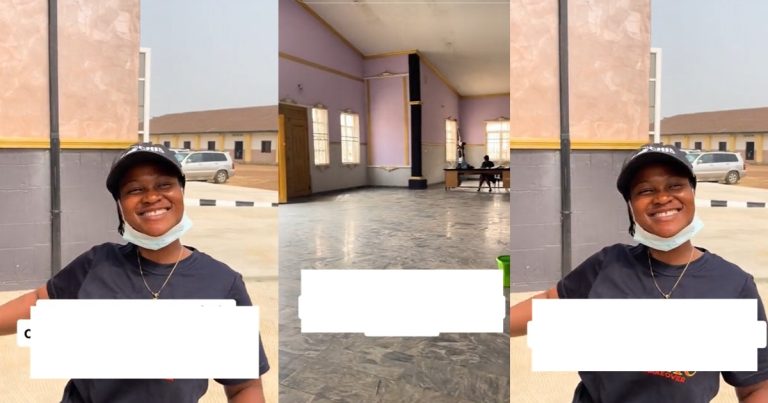 Netizens react after Nigerian lady shares she clean 10 churches for free in Owerri (VIDEO)