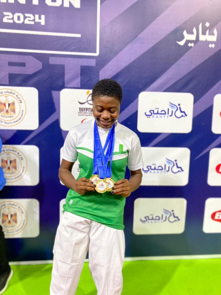 Para Badminton: Nigeria's Eniola Mariam makes history, wins three gold medals