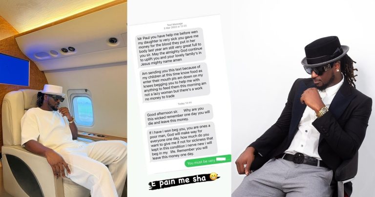 Paul Okoye leaks chat as woman he once helped rain cursɘs on him for failing to assist again