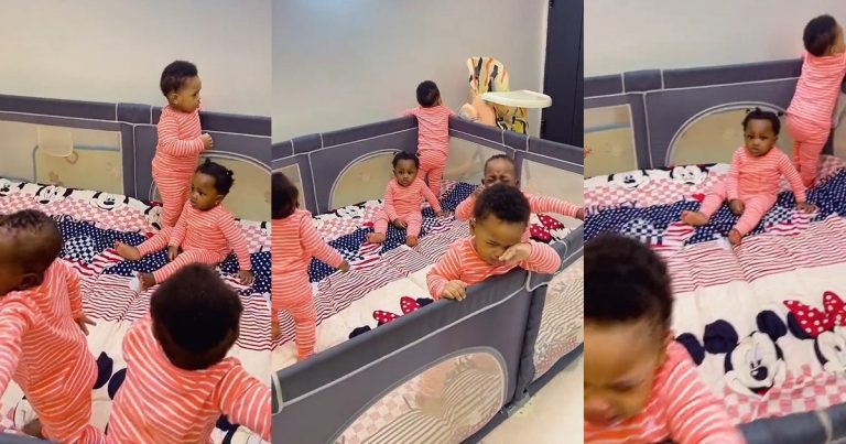 "The girl is like what's wrong with these boys" - Reaction as a mother of Quintuplets organizes a general meeting for her kids