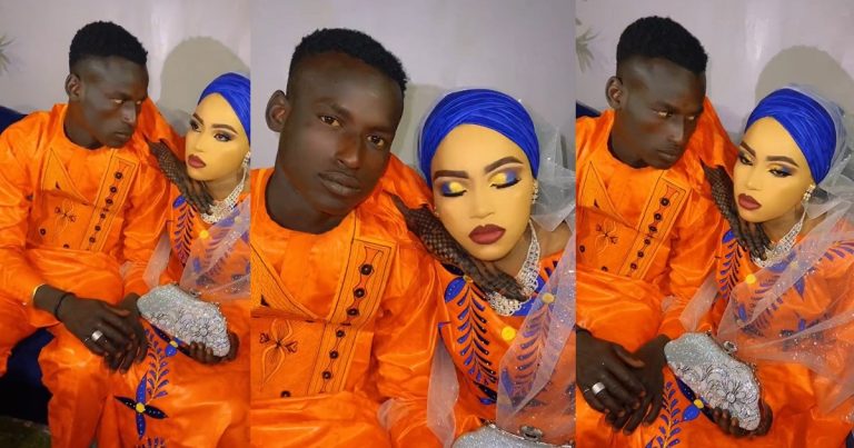 "This one don marry Fairy Tale" – Ladies bridal makeup raises eyebrow