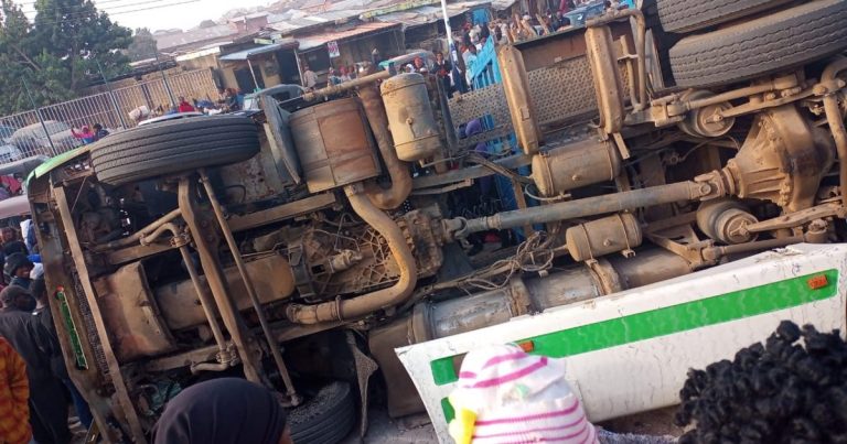 Three die as truck falls off Plateau bridge 