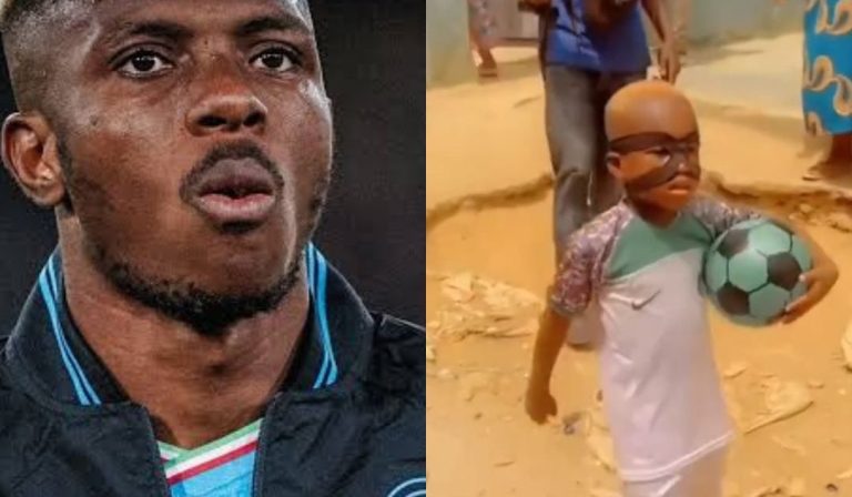 Victor Osimhen Gifts Young Fan N2.5m For Imitating His Style