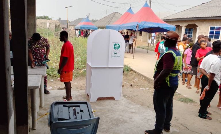 Voting ongoing at polling unit 9