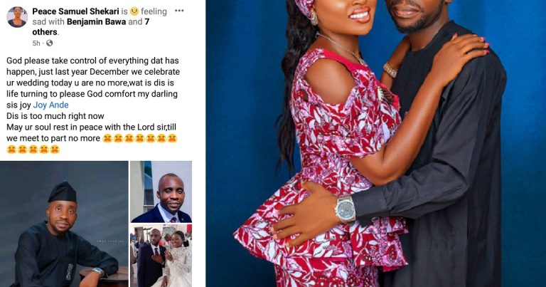 "What a world we live in" – Netizens React As Nigerian Man Passes Away Just Weeks After His Wedding