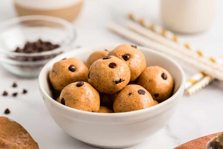 Almond Butter Protein Balls - Bites of Wellness