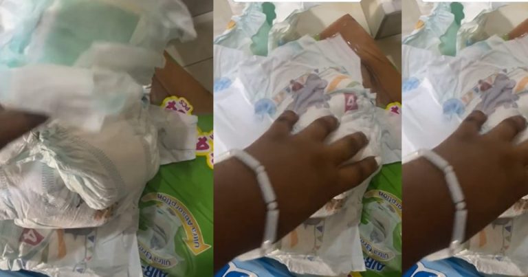 "Almost all of them are bad" - Nigerian mom calls out popular diaper company over poor quality (VIDEO)