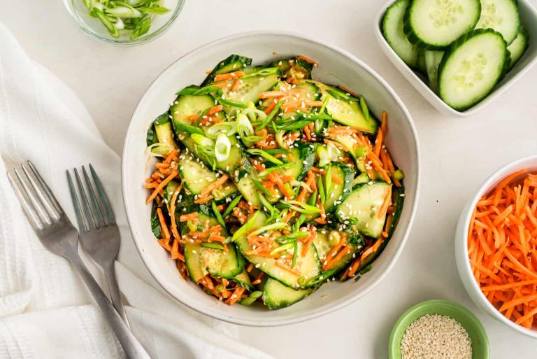 Cucumber Carrot Salad - Bites of Wellness