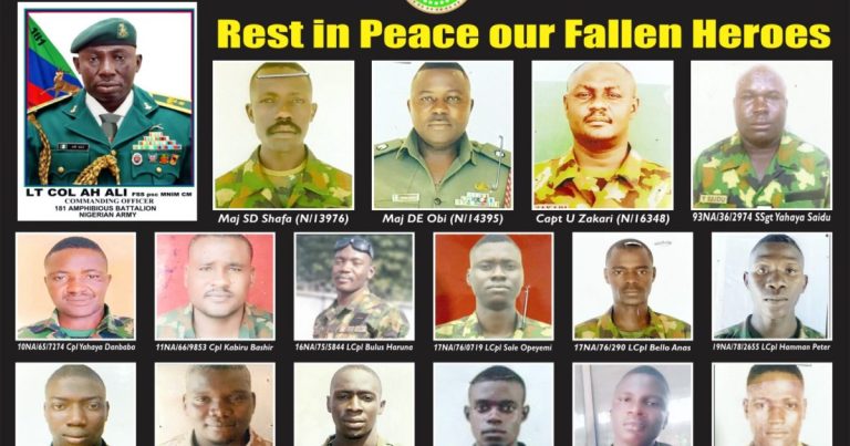 DHQ releases names, photos of soldiers killed in Delta attack