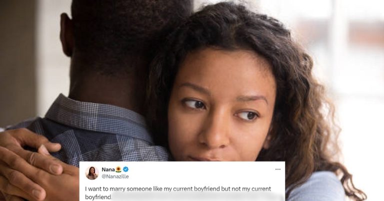 "I want to marry someone like my current boyfriend but not my current boyfriend" - South African lady shares