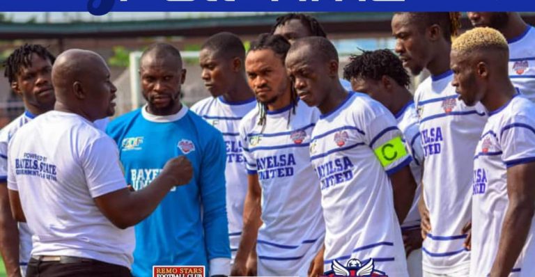 Okara commends Bayelsa United players despite defeat to Remo Stars