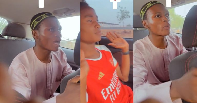 "Such recklessness" - Man panics as his friend stopped using the steering wheel while driving (VIDEO)