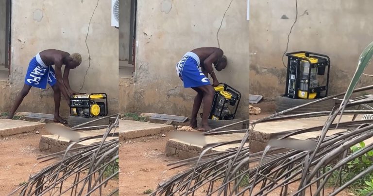 "The last fuel bender" - Netizens React As Nigerian Man Stuns Viewers With His Unique Fuel-Saving Technique (VIDEO)