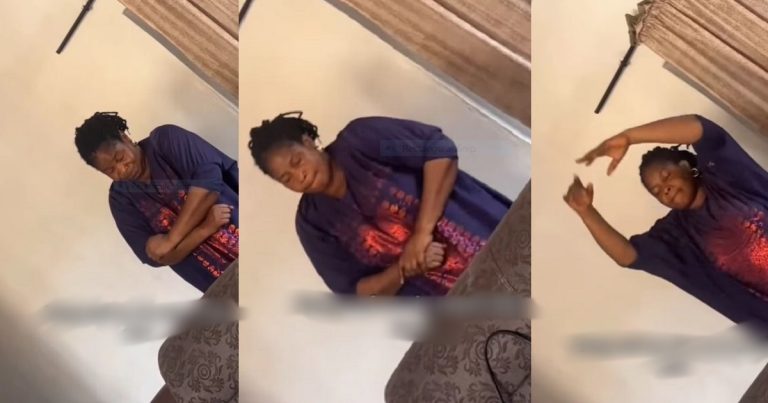 Video Of A Nigerian Mum Doing Her Exercise Routine For Flat Tummy Goes Viral (WATCH)