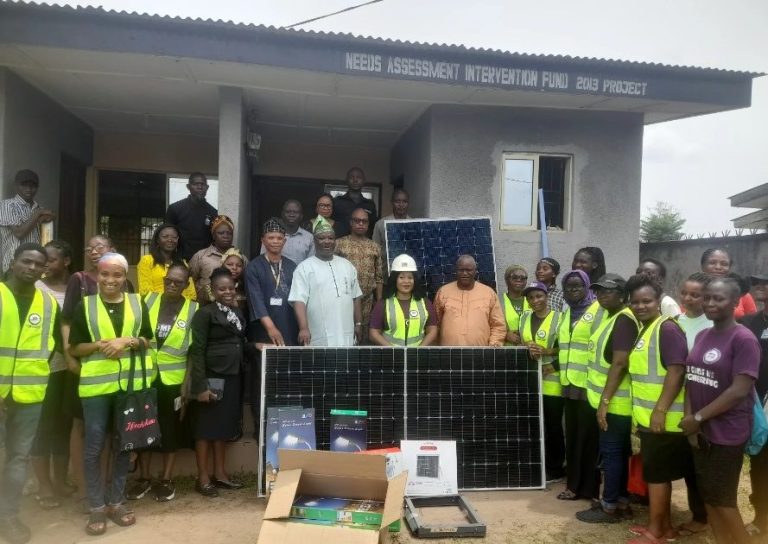 Women engineers donate solar, street lights to LASU hostel