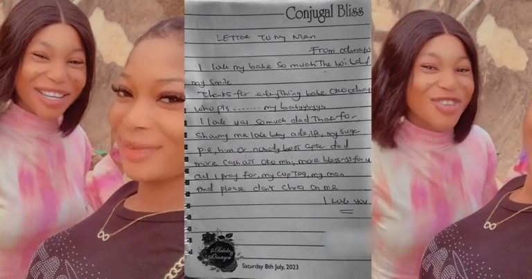 "who please? My baby, I love you so much" – Netizens Reacts To 14-Year-Old's Girl Passionate Love Letter To Her Boyfriend (VIDEO)