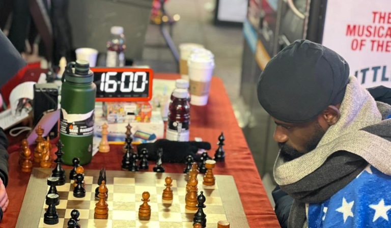 16 hours in, Nigerian Onakoya remains unbeaten in chess marathon