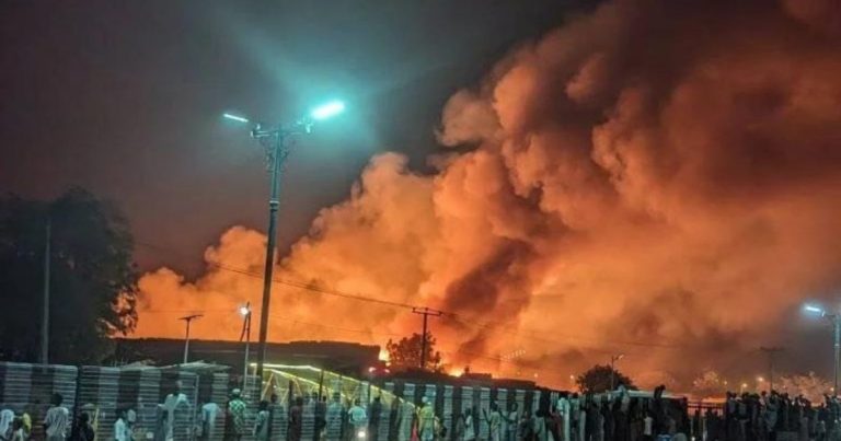 Again, fire guts Borno market