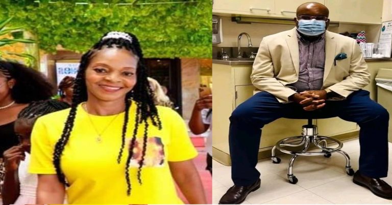 American-based Nigerian doctor, Ochu Daniel Ogechukwu gives NOUN Lawyer Anyim Vera a one-year health insurance plan