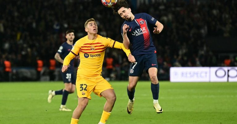 Barcelona edge PSG 3-2 in Paris