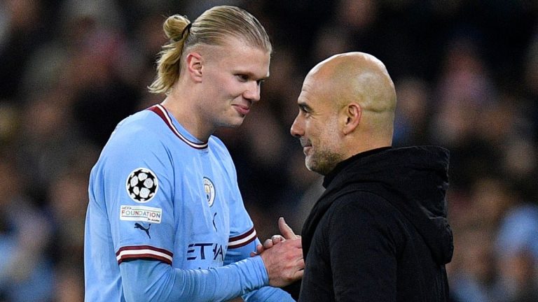 EPL: Your target is not to win Ballon d'Or - Guardiola tells Haaland