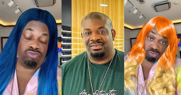 “Esther was black and broke” - Don Jazzy's hilarious TikTok challenge transformation video goes viral