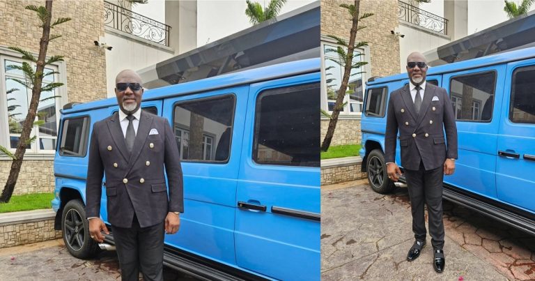 Mixed reactions as Senator Dino Melaye shows off and poses with his luxurious G63 limousine online