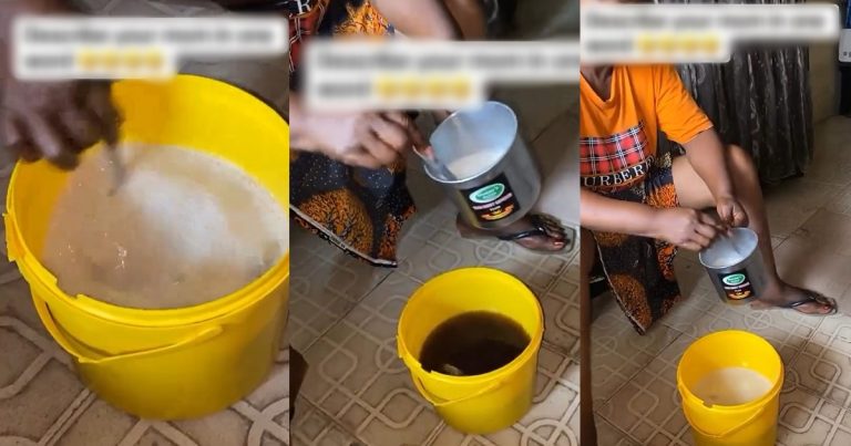 "Mumsy Dey manage resources" – Reaction as Nigerian mother makes mouth-watering tea (VIDEO)