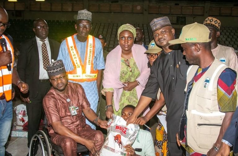 NEMA distributes relief items to Abuja PWDs after fire incident